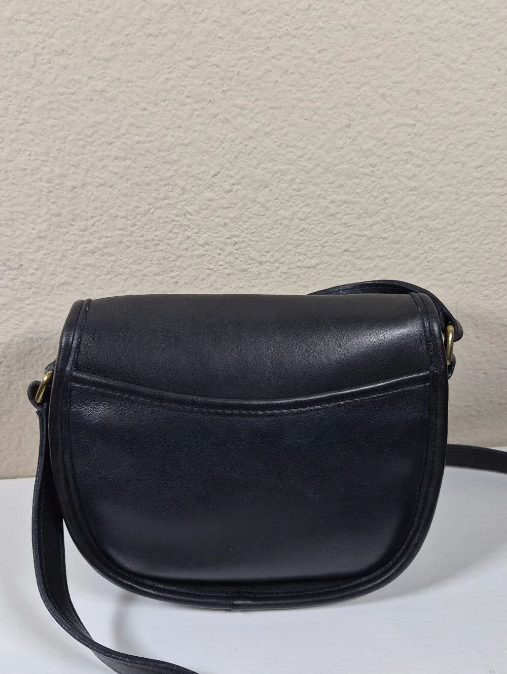 Vintage Coach Navy Watson Bag #9981
